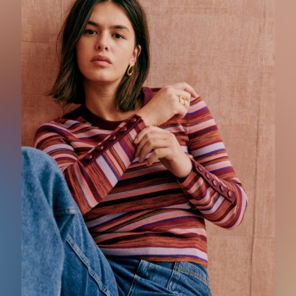 Sézane Striped Sweater